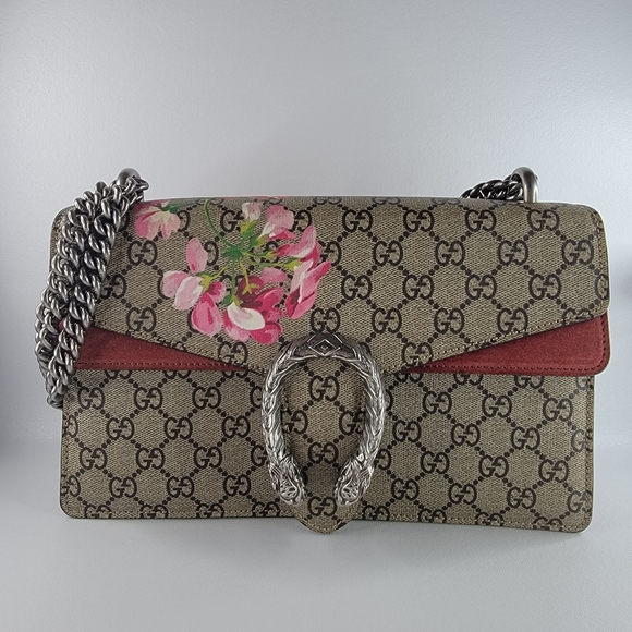 GUCCI Dionysus Blooms Medium Leather Shoulder Bag | Limited Edition - Picture 1 of 17